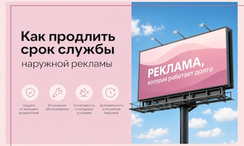 Как продлить срок службы наружной рекламы в Шахтах