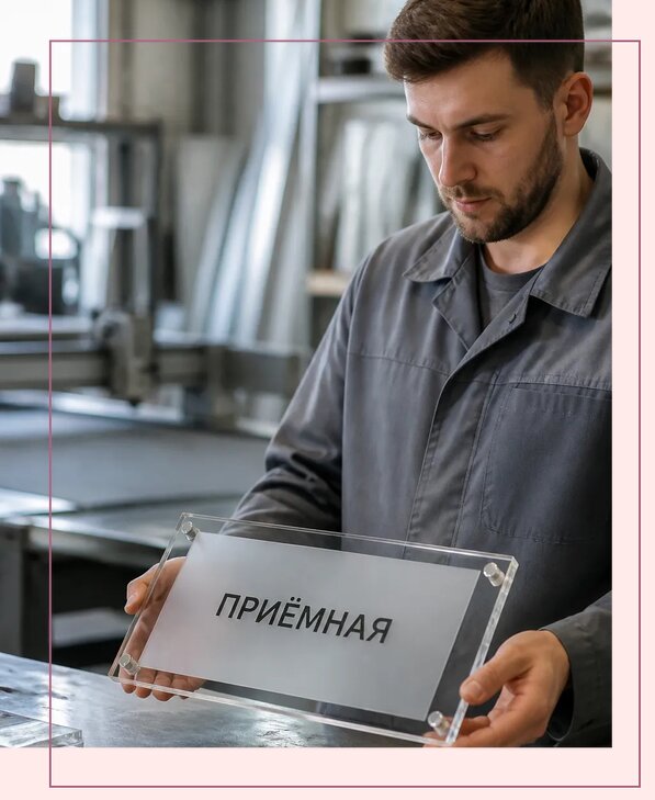 Таблички из оргстекла на заказ в Шахтах от 4233 р. | Аванза-Шхт
