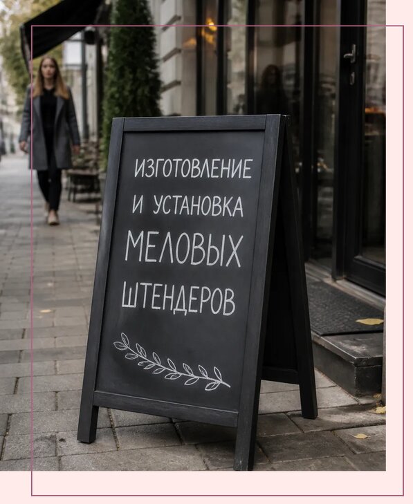 Меловые штендеры в Шахтах по цене от 7054 р. | Аванза-Шхт